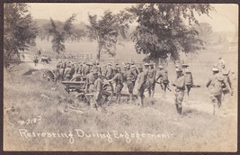 WWI Soldiers Retreating During Engagement RPPC Co. E, 5th Regt. #318D - £15.69 GBP