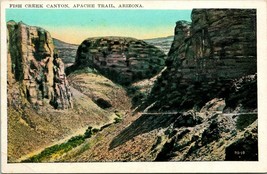 Vtg Postcard 1920s Fish Creek Canyon Apache Trail  Arizona AZ UNP M12 - £4.60 GBP