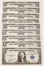 Lot of 9 Consecutive 1935-A $1 Silver Certificates in AU+ Condition FR #... - $158.40