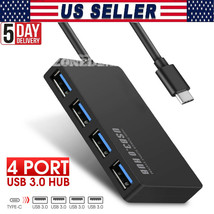 Type-C To Usb 4 Ports Hub Highspeed Plug And Play Multi Function Usb Exp... - $22.79