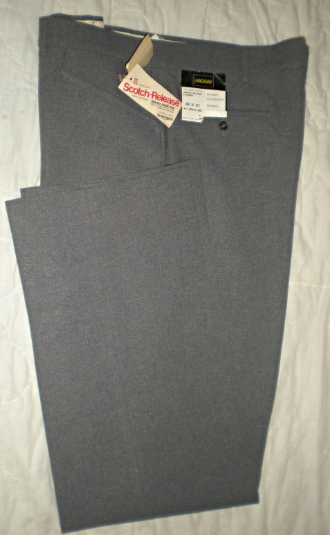 Men&#39;s Pants- Gray- Haggar Pants  Size 38 Length 31 - $18.90