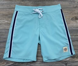 The Normal Brand &quot;Apollo Trunk&quot; Boardshorts Swim Trunks Men&#39;s 29 Turquoise Blue - £32.31 GBP