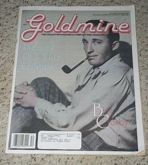 Bing Crosby Goldmine Magazine Vintage 1993 Dreaming Of A White Christmas - $39.99