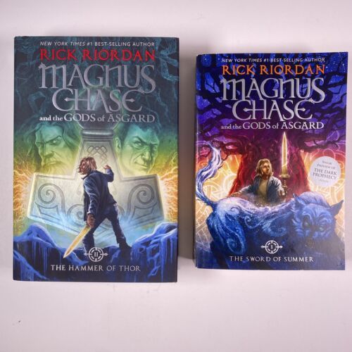 Magnus Chase &amp; The Gods Of Asgard Books The Sword Of Summer &amp; Hammer Of ... - $11.87