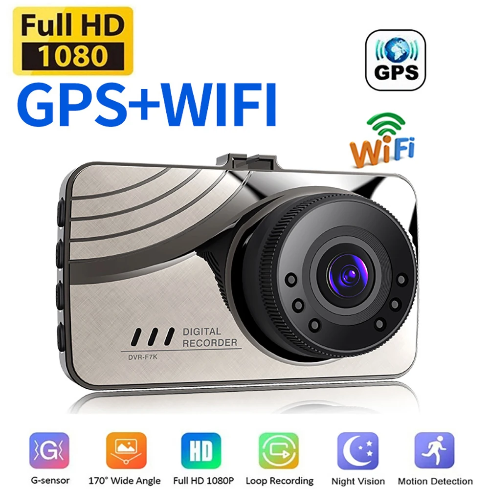 Car DVR WiFi Full HD 1080P Dash Cam Rear View Vehicle Camera Video Recorder - £38.32 GBP+