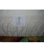 NATORI &quot;BAMBOO OGEE BED SHAWL&quot; 54&quot; X 72&quot; IVORY 1PC NIP $200 - £97.77 GBP