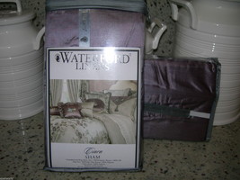 WATERFORD  2PC  &quot;CIARA&quot; KING PILLOW SHAMS SET LILAC NWT  BEAUTIFUL - $79.19