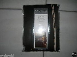 CROSCILL CHEETAH  1PC VALANCE  CHOCOLATE 88x16 NIP - £31.02 GBP