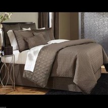 Veratex City Collection &quot;Urban House&quot; 2PC Euro Shams Brown Nip - £50.61 GBP