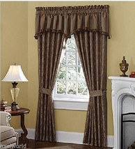 Waterford Bardon Fawn 1pc Tailored Valance 55" X 18" Nwt - $46.44