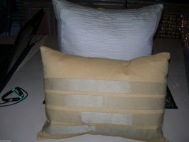 BARBARA BARRY &quot;STRAND THREADS/STRAND&quot; 2PC DECO PILLOWS NWT  $281 - £94.95 GBP