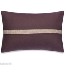 KENNETH COLE REACTION SHADE METALLIC INSET&quot;DECO PILLOW  NWT BEAUTIFUL - $41.81