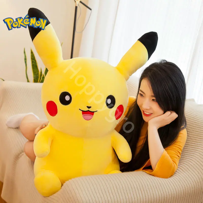 25-50cm Pikachu Plush Toys Pillow Soft Stuffed Pocket Monster Doll Cartoon Japan - £17.39 GBP+