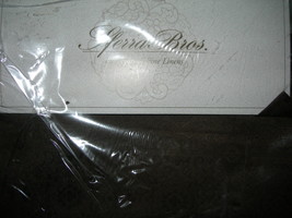 Sferra Bros. Ltd. ~Olympia~ 3 Pc Queen Brown  Matelasse Blanket Set Bnip $627 - $286.65