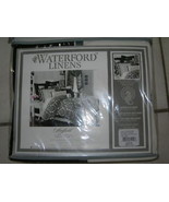 WATERFORD &quot;SHEFFIELD&quot;1pc  QN BEDSKIRT BLACK/WHITE  $200 NIP - £54.52 GBP
