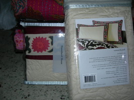 Natori &quot;Samarkand&quot; 2 Pc Set Frozen Dew Standard Pillow Shams Nip  Beautiful - £69.98 GBP