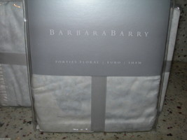 Barbara Barry "Forties Floral" Niagara 2 Pc Queen Sham Set Nib - $84.14