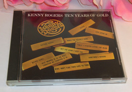 Kenny Rogers Ten Years Of Gold 10 tracks Gently Used CD EMI Manhattan Records - £8.47 GBP