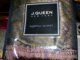 J.Queen   &quot;Waterfall Valance&quot; Empress 49&quot; X 43&quot;    New Nip - £46.97 GBP