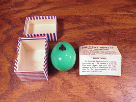 Egg Shaped Tape Measure for Sewing, with box and instructions, plastic, ... - £5.50 GBP