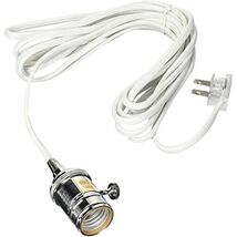 GLOBE ELECTRIC 65442 1LGT 1-Light Chrome PlugIn Pendant - $72.63 CAD