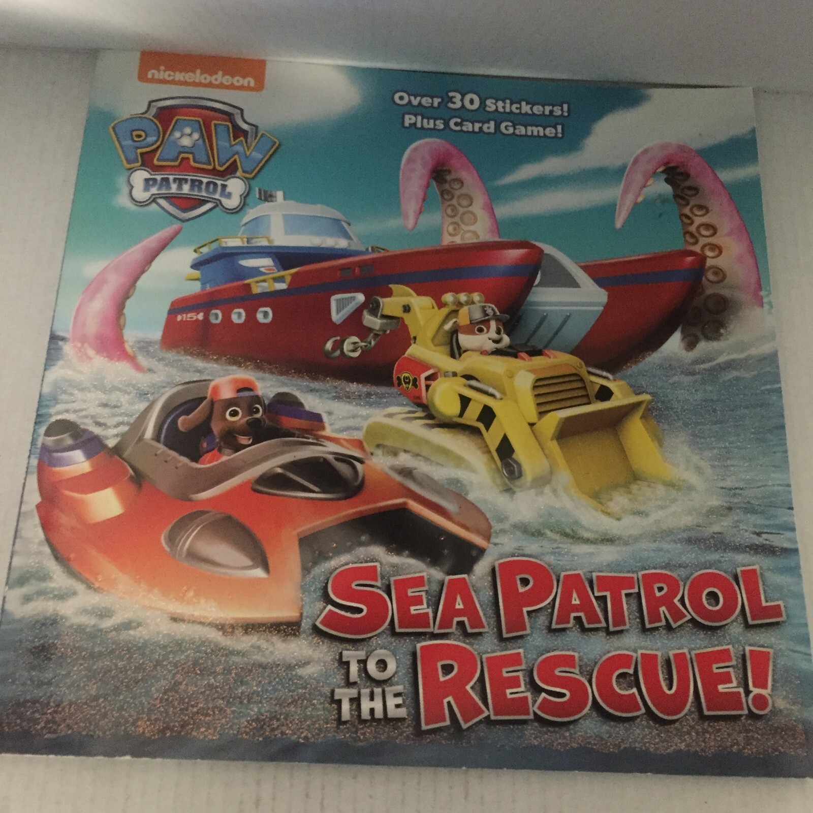NEW Paw Patrol Sea Patrol to the Rescue Paperback book with Stickers - £6.04 GBP