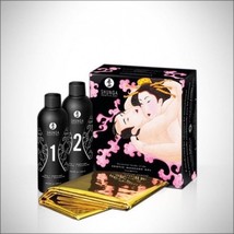 Shunga Body Slide Erotic Oriental Nuru Massage Gel &amp; Sheet Strawberry Champagne - £31.32 GBP