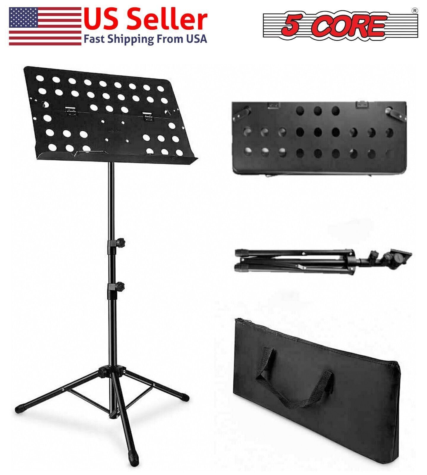5Core Professional Sheet Music Stand, With Portable Carrying Bag & Music Folding - $24.98