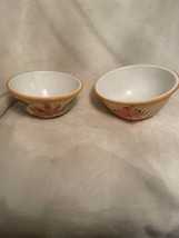 EUC Vintage CIC made in Italy Large Floral Nesting Bowls - £36.51 GBP