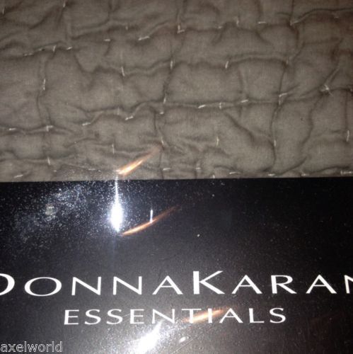 DKNY PEWTER  ESSENTIALS PUCKERED STITCH 1pc  KING SHAM NIP Item image 2