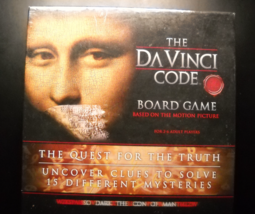 The Da Vinci Code Board Game 2006 RoseArt Columbia Pictures Sealed Game Box - $9.99