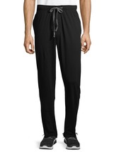 George Men&#39;s Solid Knit Pajama Pants MEDIUM Black Lounge Sleep Pants New - $300.81 MXN