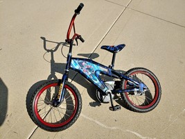SPIDERMAN BICYCLE KIDS DARK BLUE RED 16&quot; USED **Local Pickup Only!** - $30.00