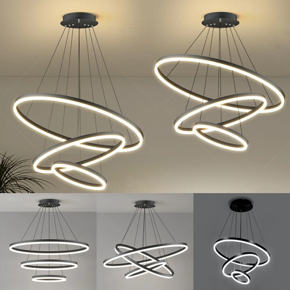 Chandelier For Living Room Dining Room Kitchen Ceiling Pendant Lamp Nordic - £24.41 GBP+