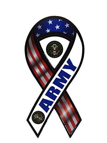 U.S. Army Emblem Ribbon USA 8x4&quot; Inch Magnet (Car / Fridge / Other) - $3.88