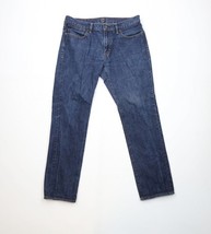 J Crew Mens 33x30 Faded The Driggs Slim Fit Straight Leg Denim Jeans Blu... - $44.50