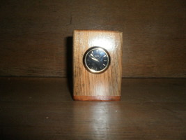 Wooden Pen Holder with Clock , Hand Crafted By The Alpha Boys School Jam... - £8.04 GBP