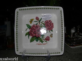 Portmeirion Botanic Gardens&quot; BAKING/SERVING Square Dish Rhododendron Bnwob - £38.93 GBP