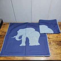 Pillow Case Decorative elephant Cover for Sofa Cushions Covers Set of 2 18x18 In - £14.36 GBP