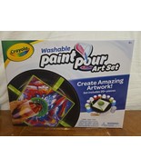 Crayola Washable Paint Pour Art Set Easy Craft Creative Paint Set New - $374.48 MXN