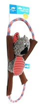 1 Count PetKing Animal Planet Interactive Polyester Plush Rope Toy With Squeaker - £14.50 GBP