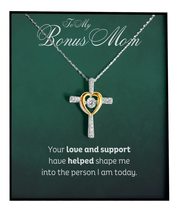 Cross Dancing Necklace Bonus Mom Gift, Love and Support, Cross Dancing N... - $53.85+