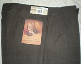 Men&#39;s Pants- Haggar- Color Gray- Waist Size 38 Length 31 - £14.09 GBP