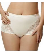 Elila 3311 Stretch Lace Ivory Cheeky Panty ~ M-5XL - $35.00