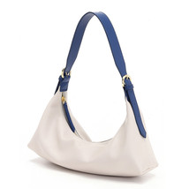 Genuine Leather New Shoulder Bag For Female Fashion Hobos Underarm Bags Simple D - £77.08 GBP