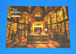 New Harry Potter Headmaster&#39;s Office Postcard Universal Studios *Owl Post Stamp* - £6.35 GBP