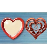 HEART Bundel SVG, HEART Doodle Svg, Heart Svg Cut Files For Cricut, Hear... - £1.51 GBP