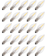 (25-Pack) C7 LED Replacement Night Light Bulb, 4W 5W 6W 7W Incandescent ... - £21.48 GBP