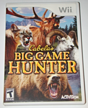 Nintendo Wii - Cabela&#39;s BIG GAME HUNTER (Complete with Instruction) - £14.08 GBP