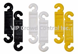 PLASTIC STANCHION, REPLACEMENT C-HOOK, VIP CROWD CONTROL - £10.38 GBP